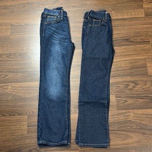 2 pairs of boys jeans